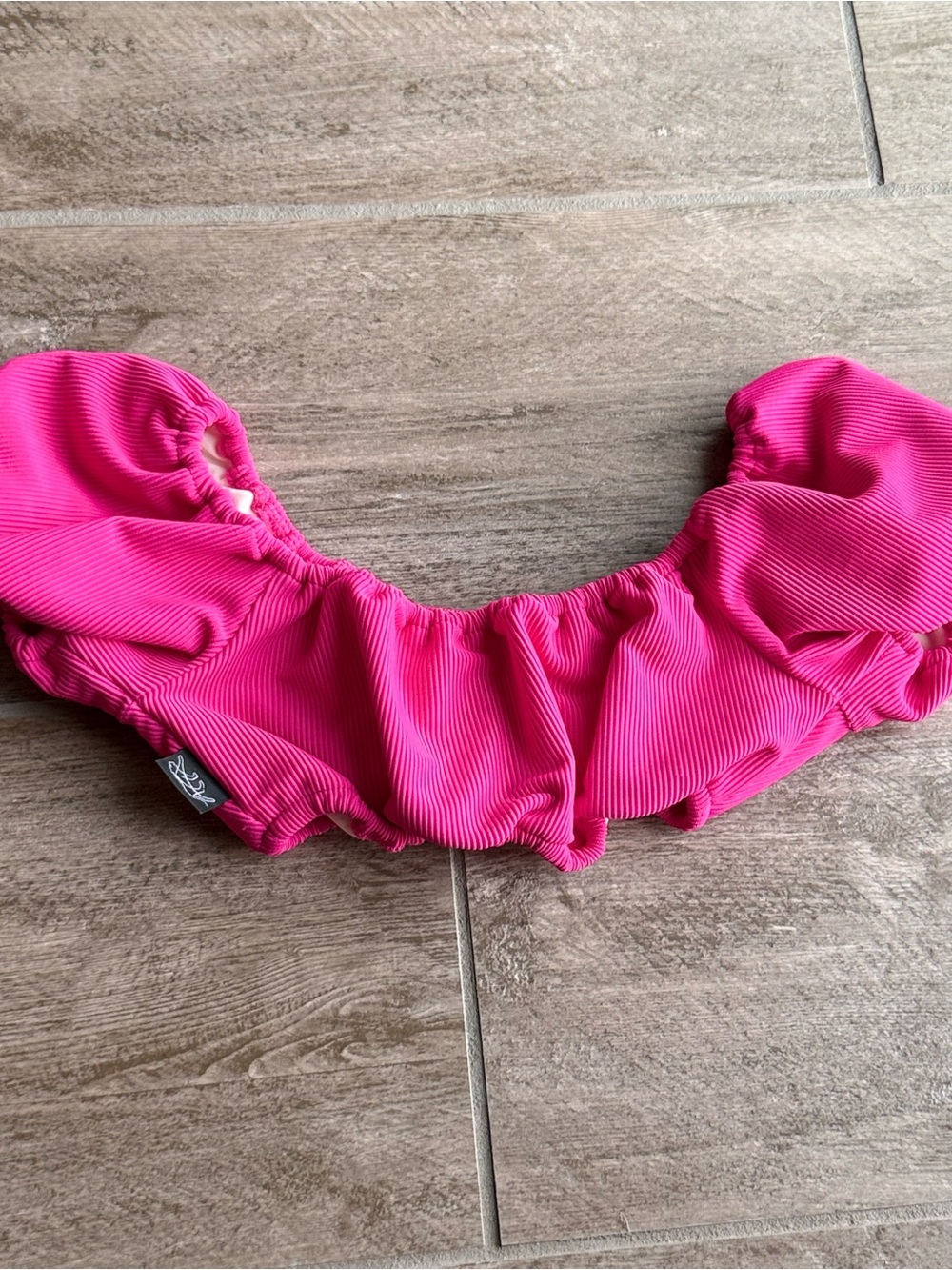 Tiger Friday Hot Pink Ruffled Top